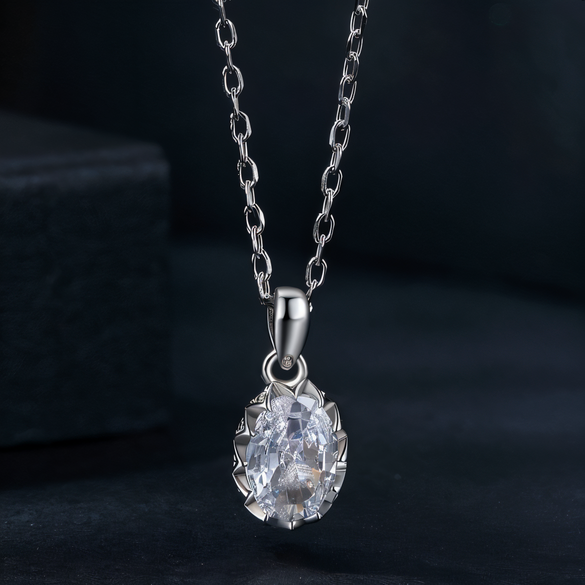 Moissanite Drop