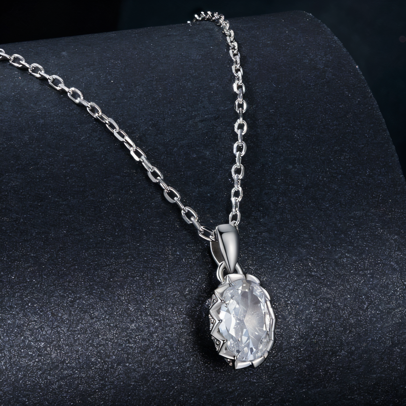Moissanite Drop